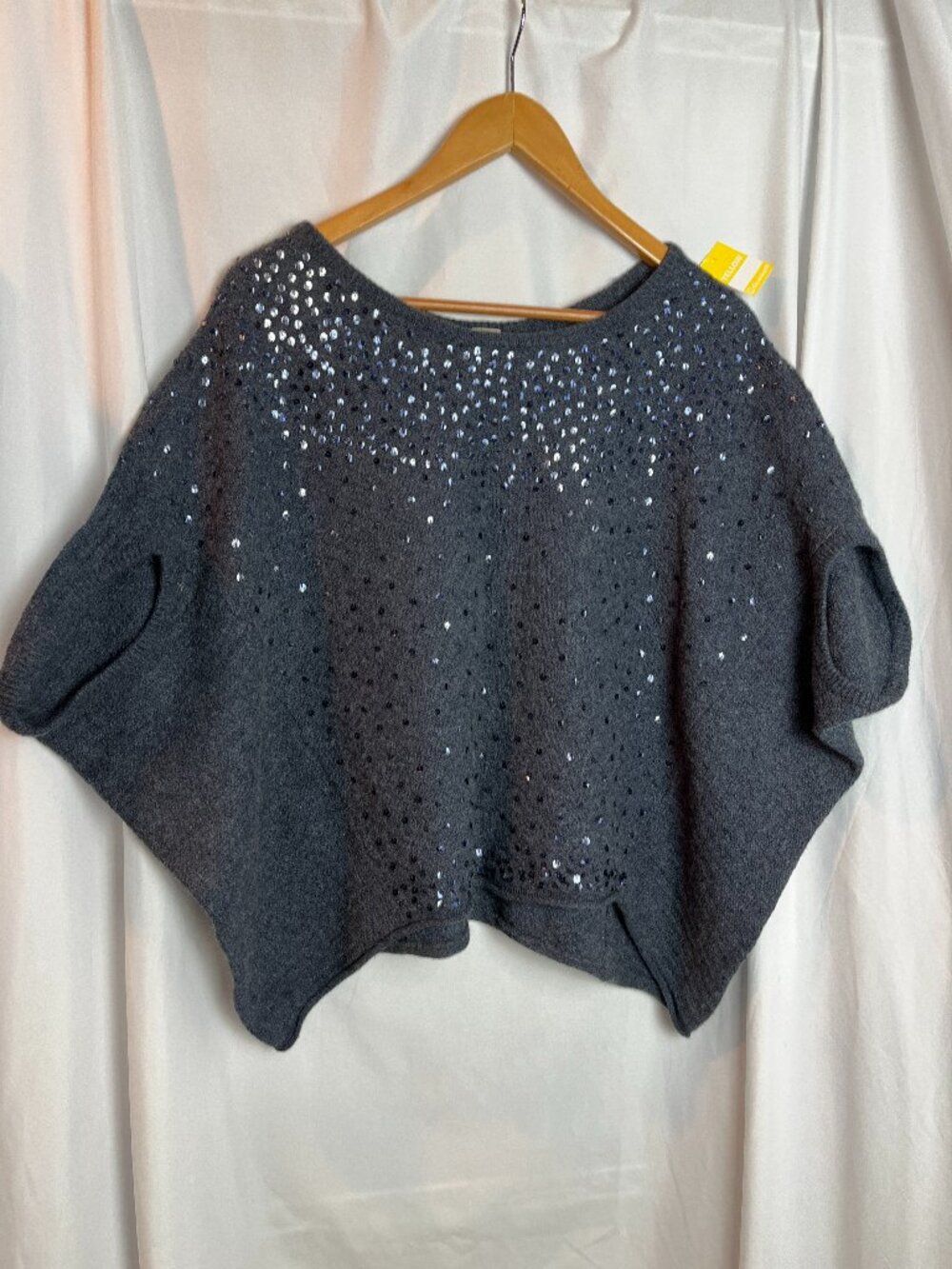 Women's Blue Free People Pullover Sequin sweater Size XS
